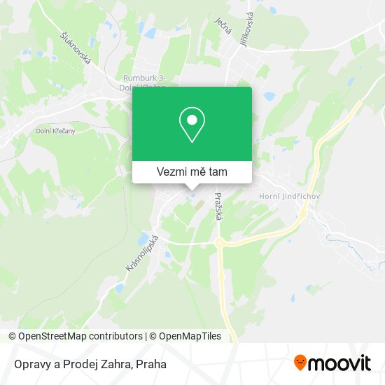 Opravy a Prodej Zahra mapa