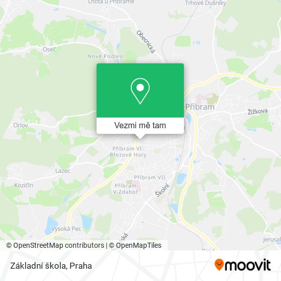 Základní škola mapa