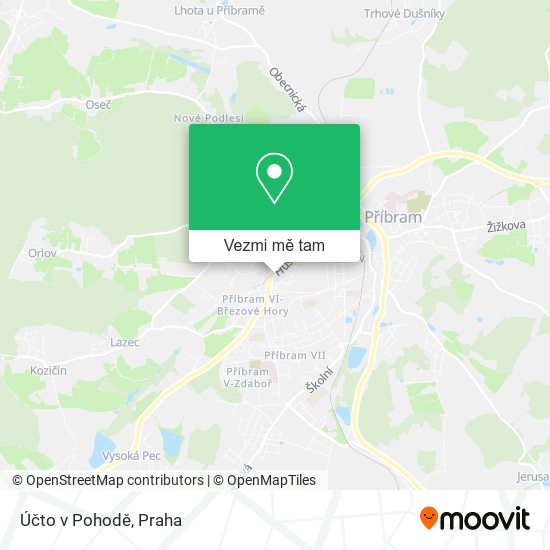 Účto v Pohodě mapa