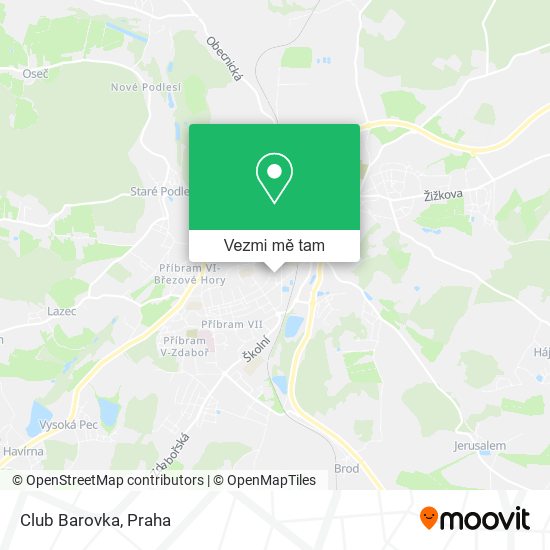 Club Barovka mapa
