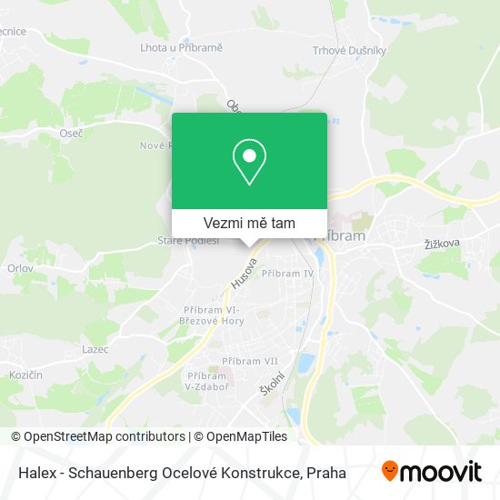 Halex - Schauenberg Ocelové Konstrukce mapa