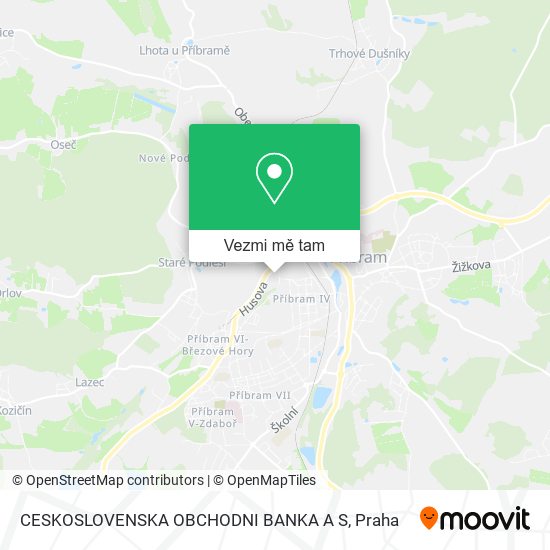 CESKOSLOVENSKA OBCHODNI BANKA A S mapa