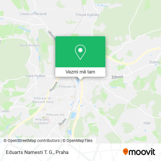 Eduarts Namesti T. G. mapa