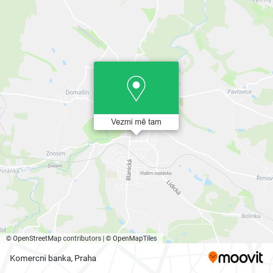 Komercni banka mapa