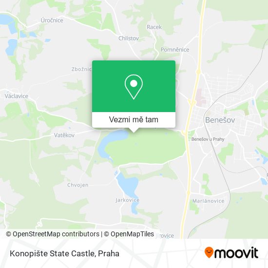 Konopište State Castle mapa