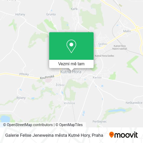 Galerie Felixe Jeneweina města Kutné Hory mapa