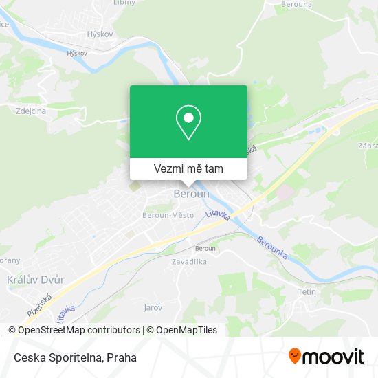 Ceska Sporitelna mapa