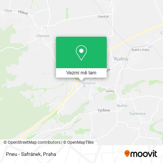 Pneu - Safránek mapa