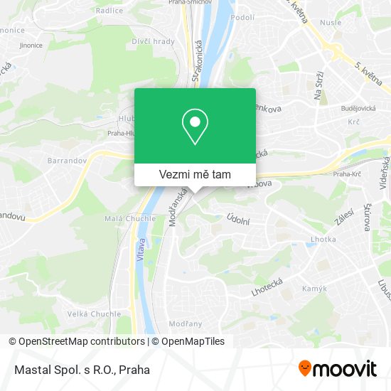 Mastal Spol. s R.O. mapa