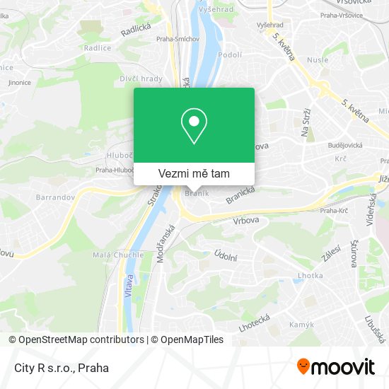 City R s.r.o. mapa