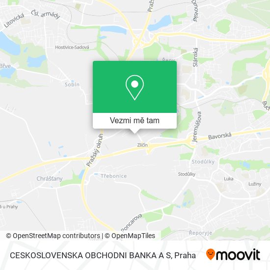 CESKOSLOVENSKA OBCHODNI BANKA A S mapa