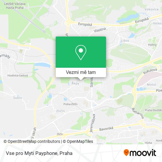 Vse pro Myti Payphone mapa