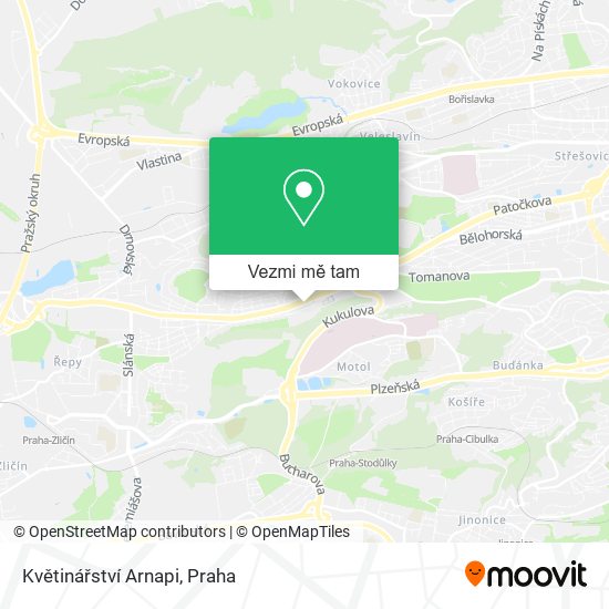 Květinářství Arnapi mapa