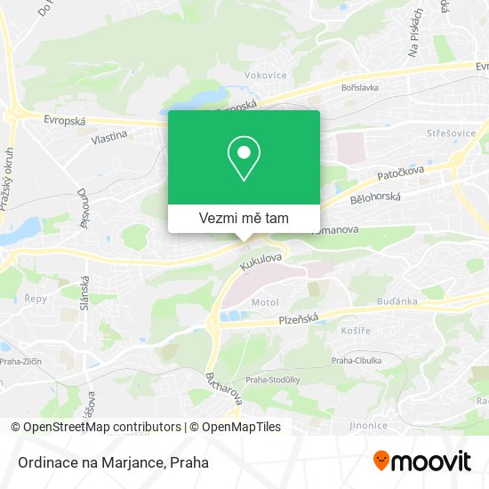 Ordinace na Marjance mapa