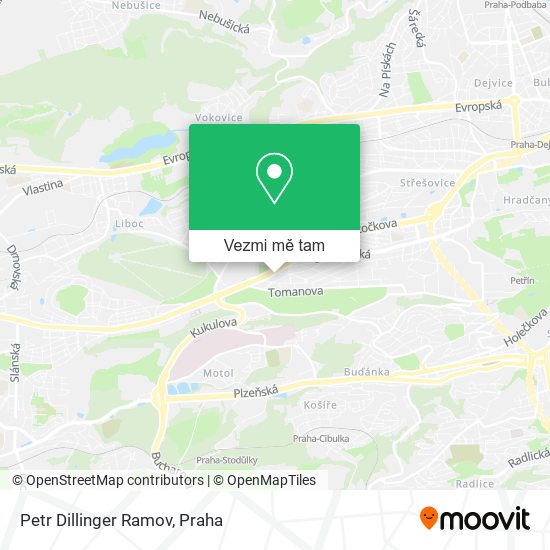 Petr Dillinger Ramov mapa