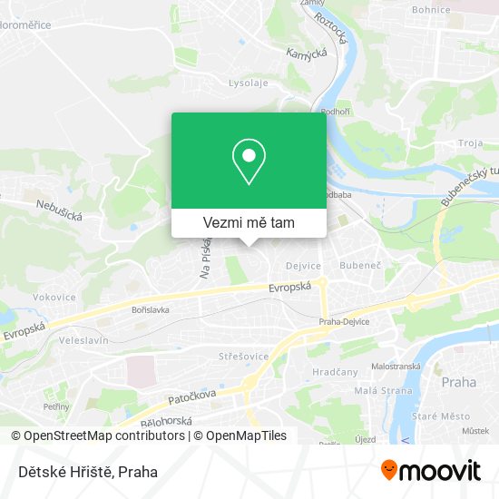 Dětské Hřiště mapa