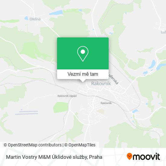 Martin Vostry M&M Úklidové služby mapa