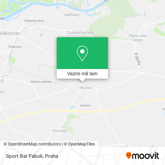 Sport Bar Fabok mapa
