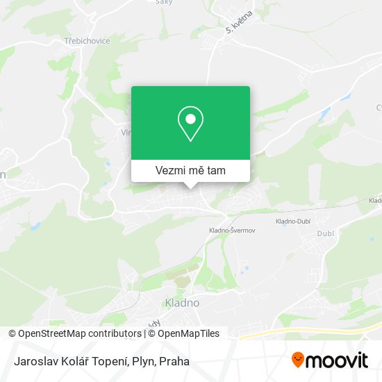 Jaroslav Kolář Topení, Plyn mapa