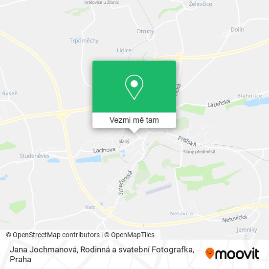 Jana Jochmanová, Rodinná a svatební Fotografka mapa