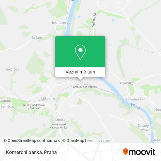 Komercni banka mapa