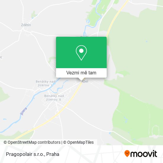 Pragopolair s.r.o. mapa