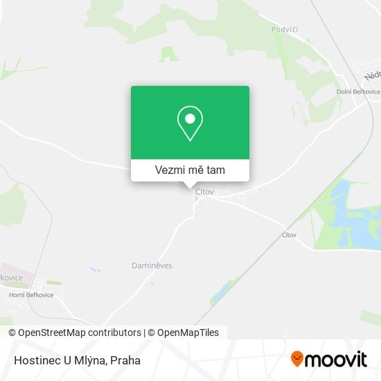 Hostinec U Mlýna mapa