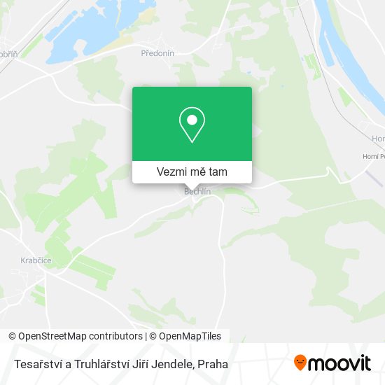 Tesařství a Truhlářství Jiří Jendele mapa