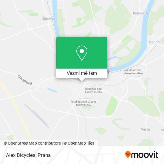Alex Bicycles mapa