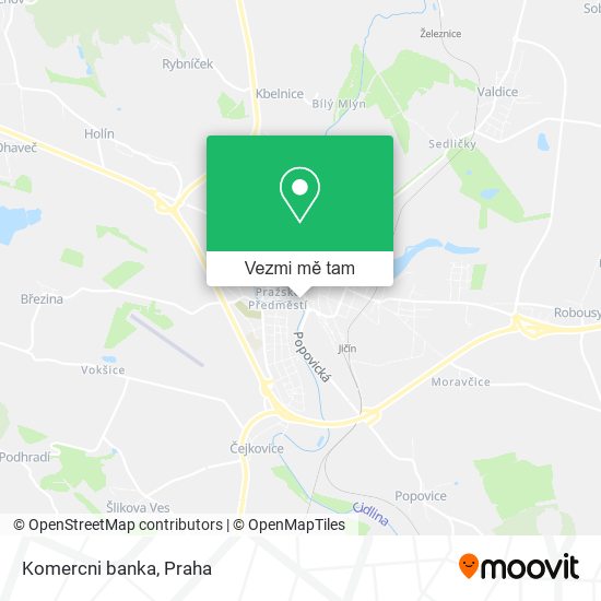 Komercni banka mapa