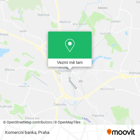 Komercni banka mapa