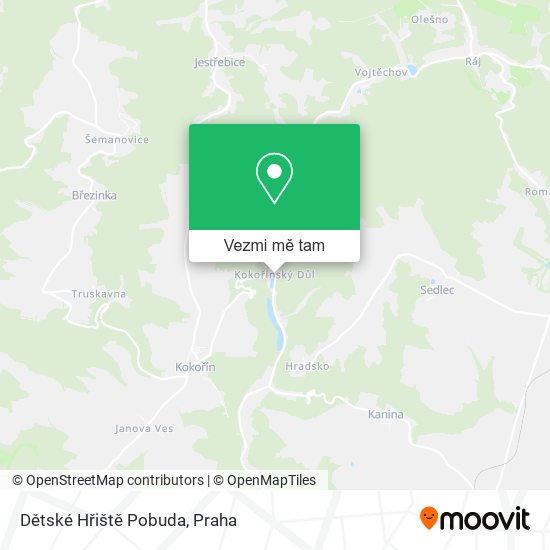 Dětské Hřiště Pobuda mapa