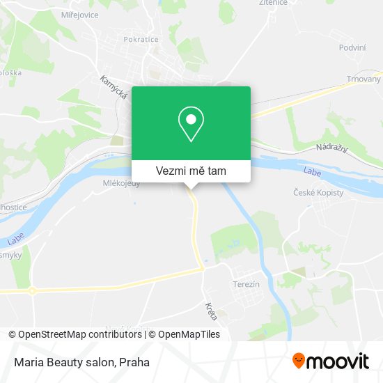 Maria Beauty salon mapa