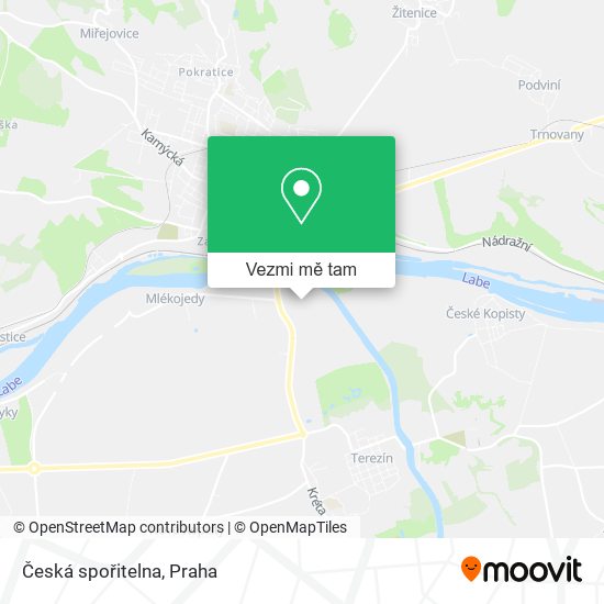 Česká spořitelna mapa