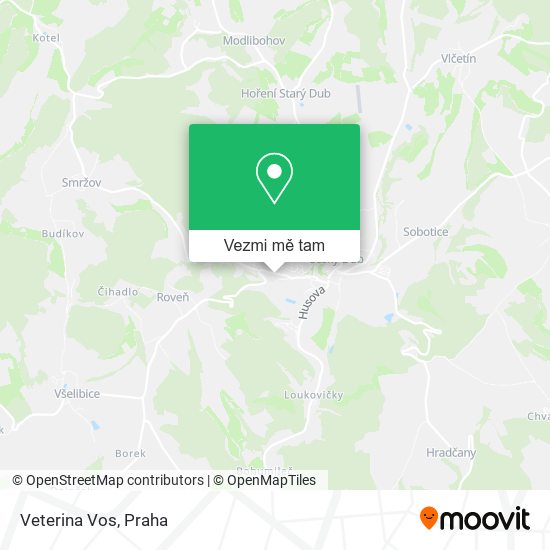 Veterina Vos mapa