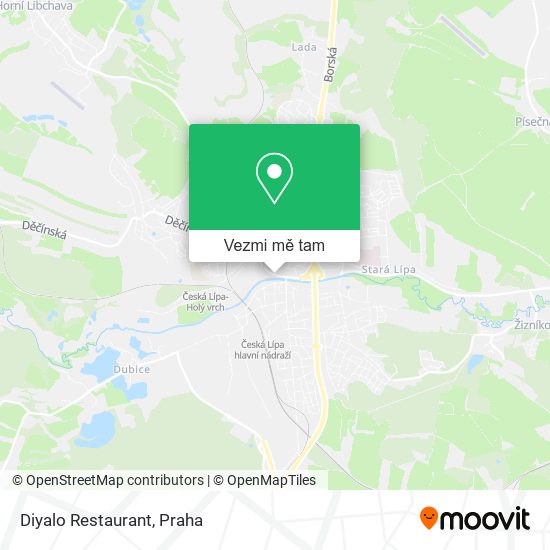 Diyalo Restaurant mapa