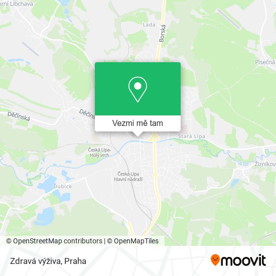 Zdravá výživa mapa