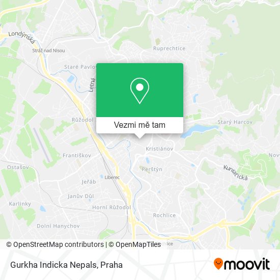 Gurkha Indicka Nepals mapa