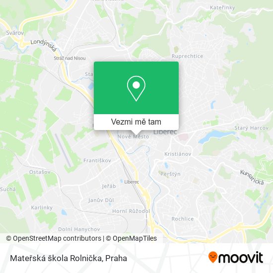 Mateřská škola Rolnička mapa