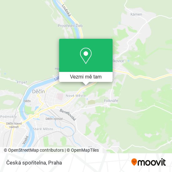 Česká spořitelna mapa