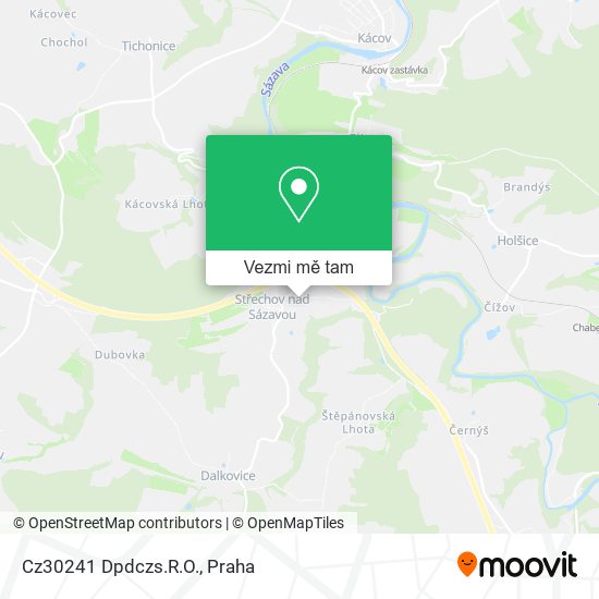 Cz30241 Dpdczs.R.O. mapa