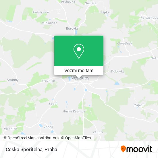 Ceska Sporitelna mapa
