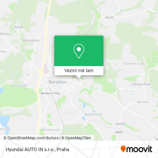 Hyundai AUTO IN s.r.o. mapa