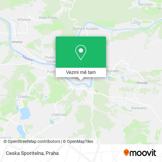 Ceska Sporitelna mapa