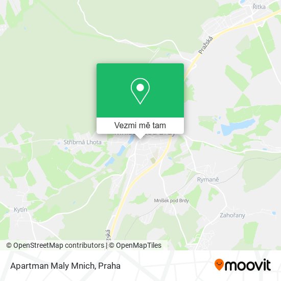 Apartman Maly Mnich mapa