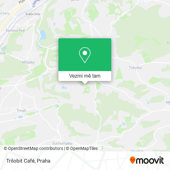 Trilobit Café mapa