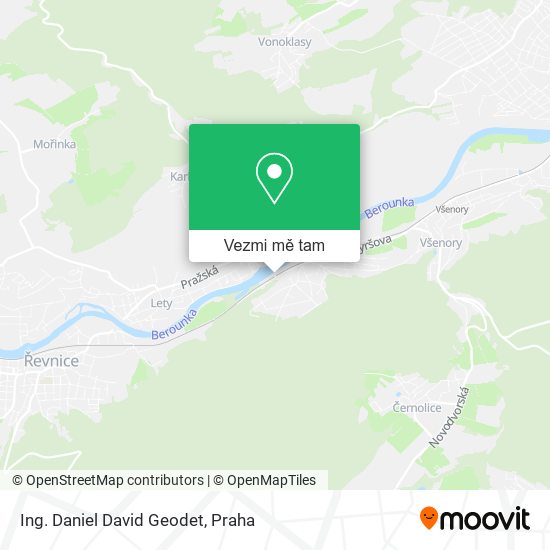 Ing. Daniel David Geodet mapa