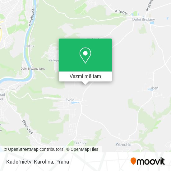 Kadeřnictví Karolína mapa