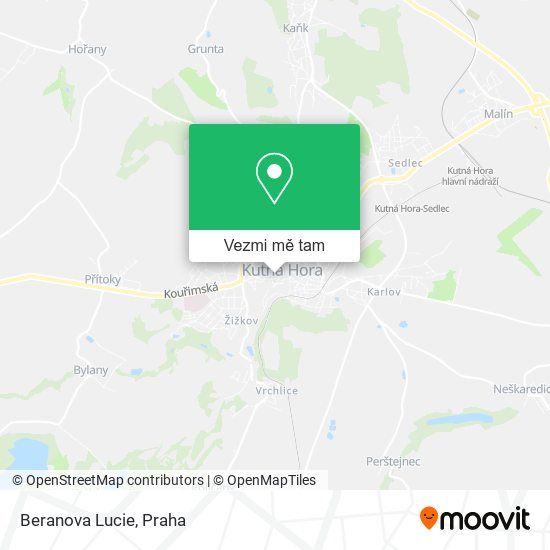 Beranova Lucie mapa