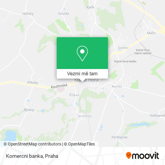 Komercni banka mapa